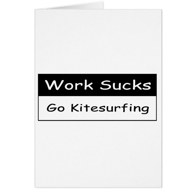 Le travail suce (Devant)