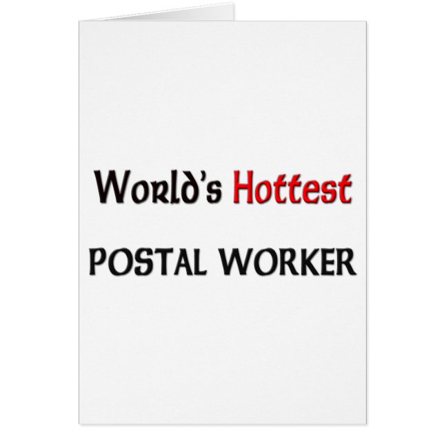 Le travailleur postal le plus chaud des mondes (Devant)