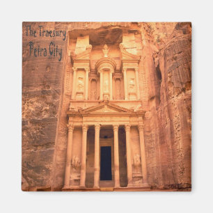 Le Trésor De Petra City Frigo Magnet Souvenir
