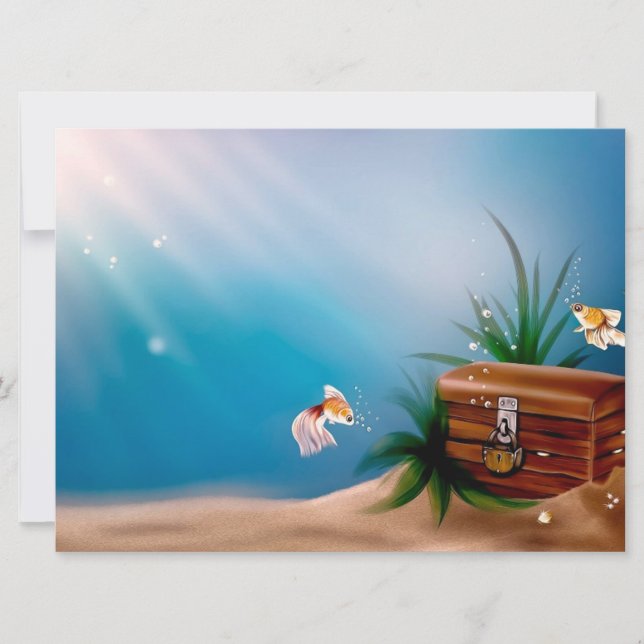 LE TRÉSOR SOUS-MARIN ! (poisson rouge) ~ (Devant)