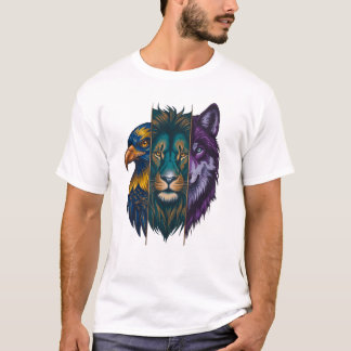 Le Trio Sauvage et Vivant 🐾 | T-Shirt pour Hommes