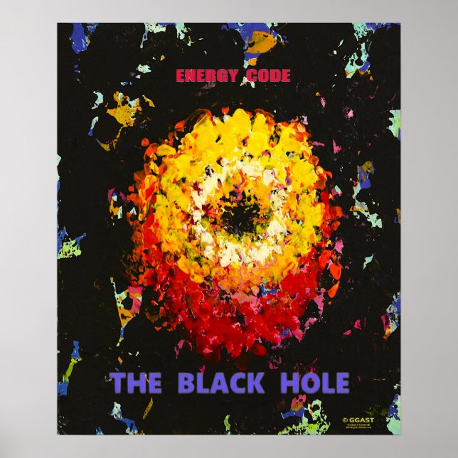 Le Trou Noir - Papier Affiche ( semi-brillant ) (Devant)