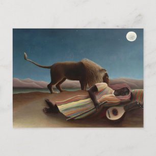 Le Tsigane endormi par Henri Rousseau Carte postal