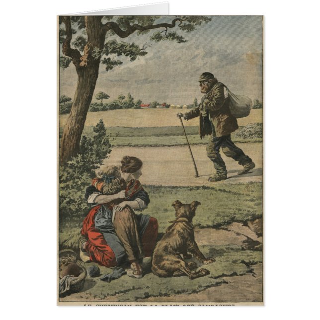 Le vagabond est une gêne pour la campagne (Devant)