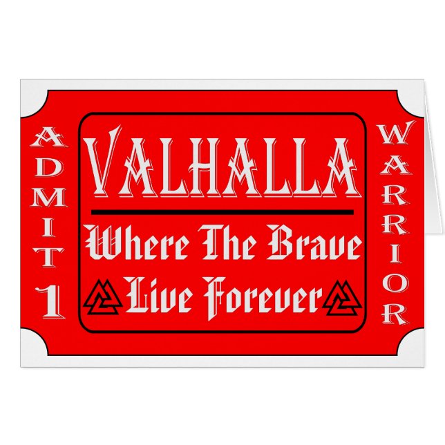 Le Valhöll admettent 1 guerrier où Brave peut (Devant horizontal)