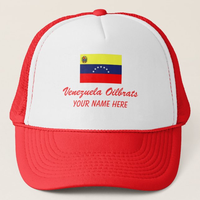 Le Venezuela Oilbrats - casquette customisé (Devant)