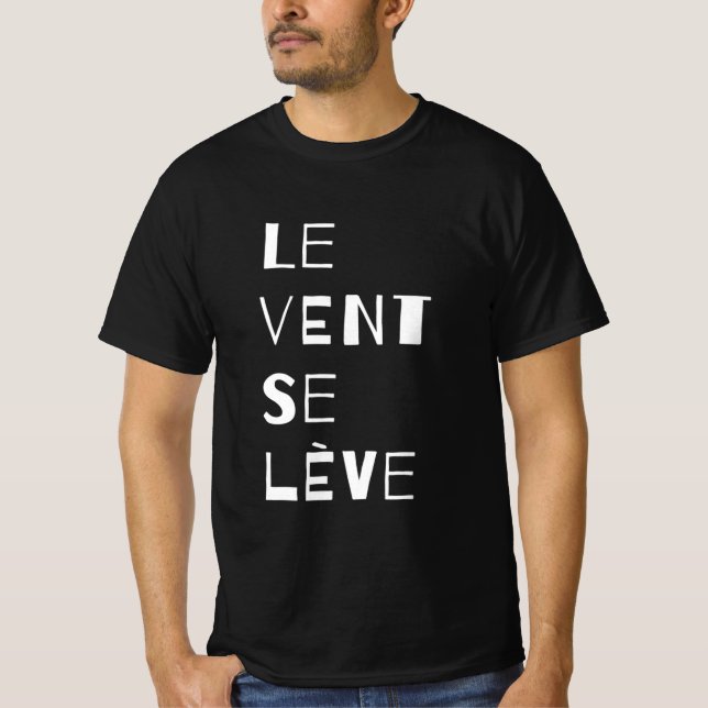 Le Vent Se Leve - T-Shirt Blanc (Devant)