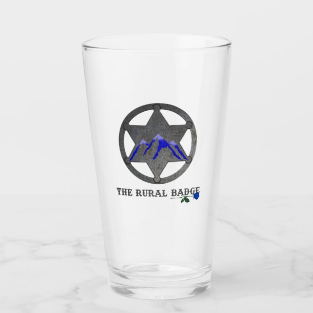 Le verre à pinte Rural Badge (Devant)