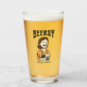 Le verre de bière de Barman