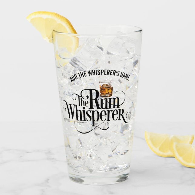 Le verre de rhum Whisperer (Devant glace)