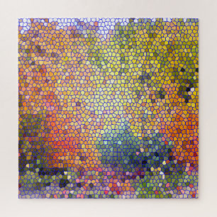 LE VERRE ÉCLAIRÉ SEMBLE PUZZLE