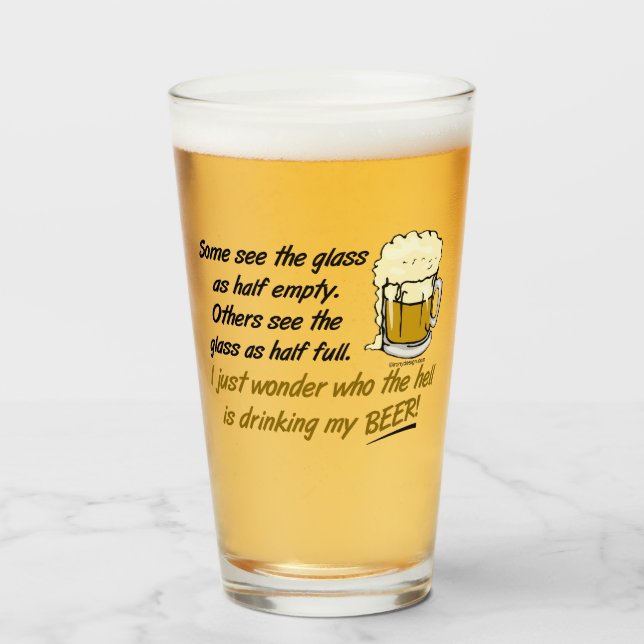 Le verre est à moitié plein ? (Devant (rempli))