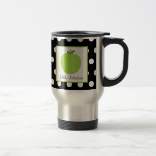 Le vert Apple de tasse de professeur noircissent