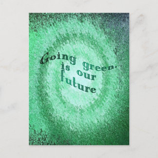 Le vert, c'est notre avenir, carte postale