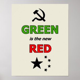 Le vert est la nouvelle affiche rouge