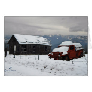 Le vieux camion rouge