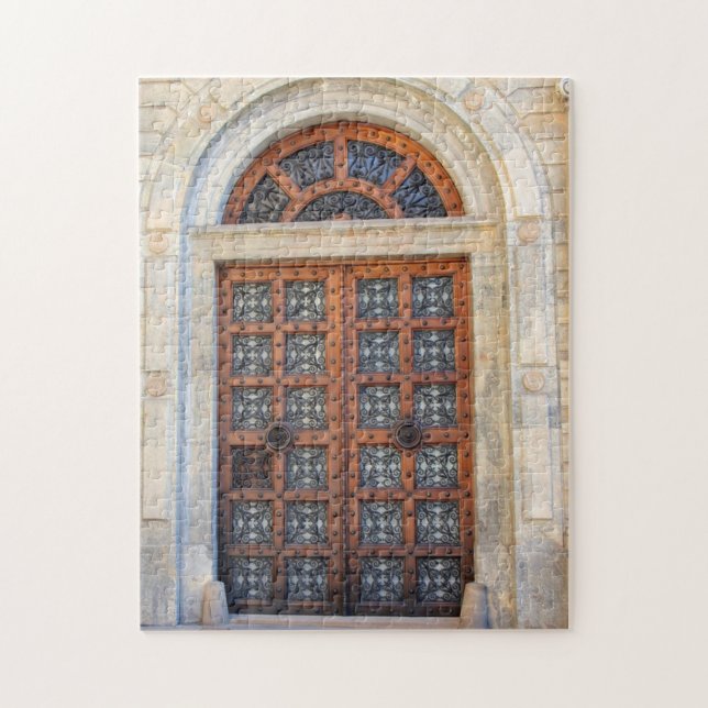 Le vieux quartier de la porte de Barcelone Puzzle (Vertical)