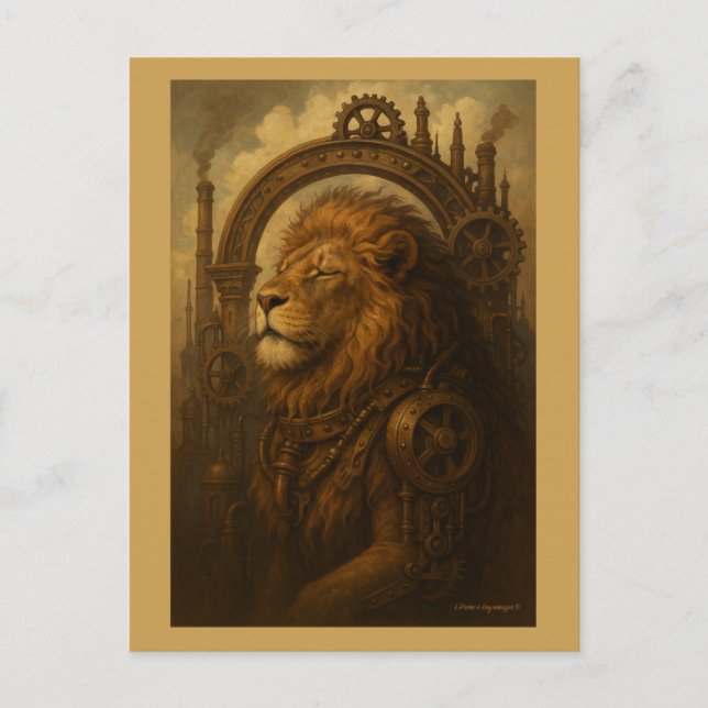 Le Vigilant de l’Arche – Carte Postale Steampunk (Devant)