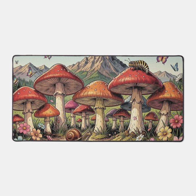 Le Village de Champignons sous les Montagnes (Recto)