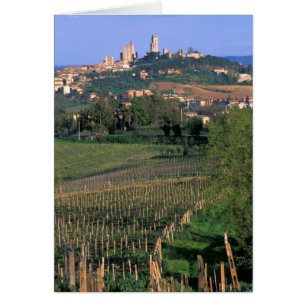 Le village de San Gimignano est situé dans les col