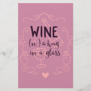 Le vin drôle est un trou dans un verre