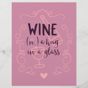 Le vin drôle est un trou dans un verre