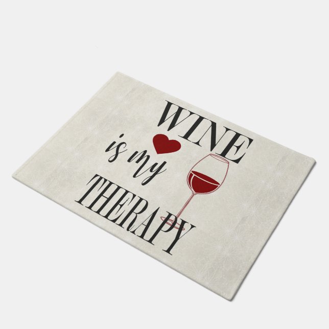 Le Vin Est Mon Tapis Thérapeutique (Incliné)
