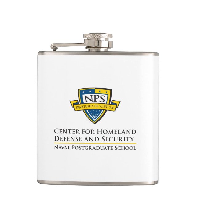 Le vinyle d'acier inoxydable a enveloppé le flacon (Devant)