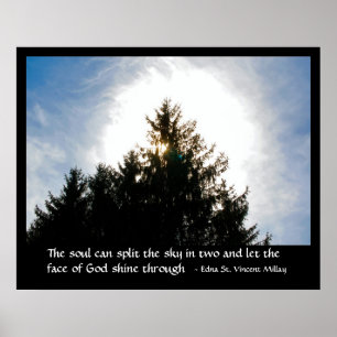 Le visage de Dieu - affiche / imprimé