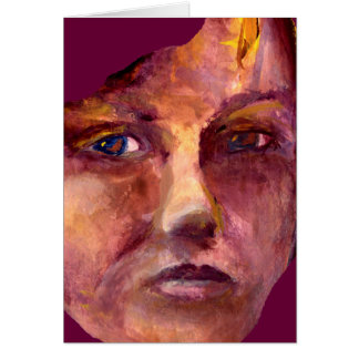 Le visage de la femme émotive