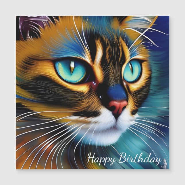 Le visage d'un mignon Lynx pointe Siamese (Devant)