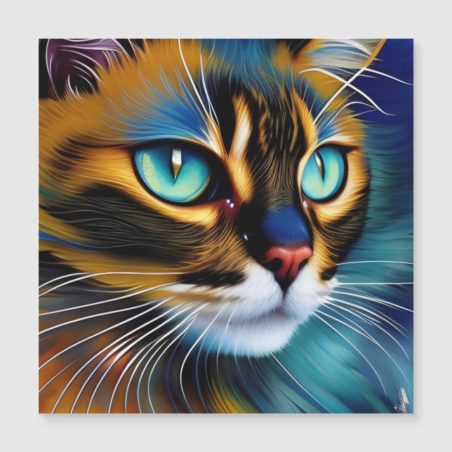 Le visage d'un mignon Lynx pointe Siamese (Devant)