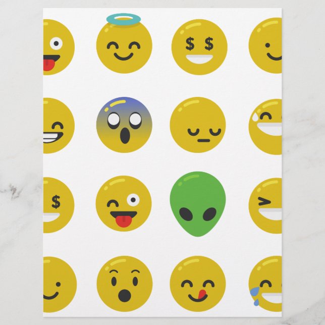 Le visage heureux d'Emoji (Devant)