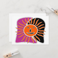 Le visage souriant du soleil