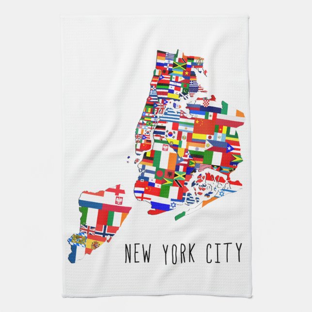 Le voisinage de New York City marque la serviette (Vertical)