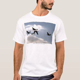 Le vol du T-shirt sauvage de l'oie customisent