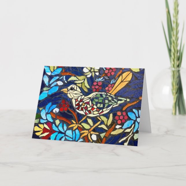 'Le voleur de framboise' - Carte de remerciements (Devant)