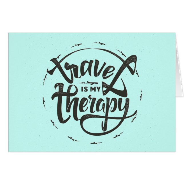 Le voyage est ma thérapie (Devant horizontal)