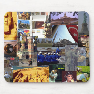 Le voyage note le tapis de souris