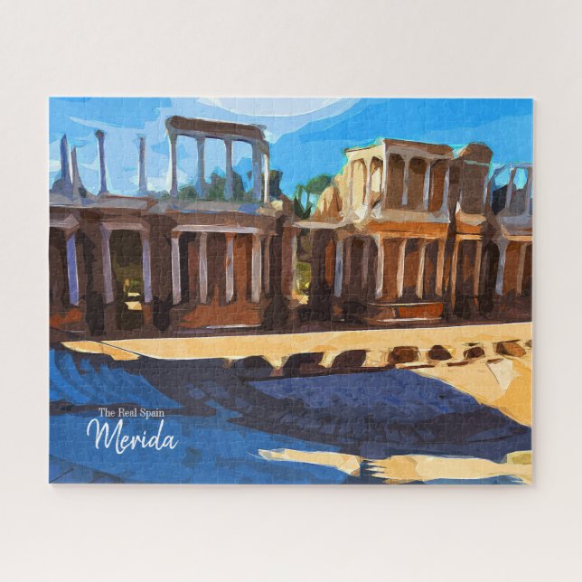 Le vrai Puzzle de la Merida en Espagne (Horizontal)