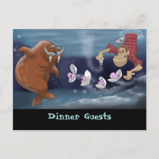 Le Walrus et la carte postale du menuisier