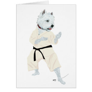 Le West Highland Terrier KARATE !