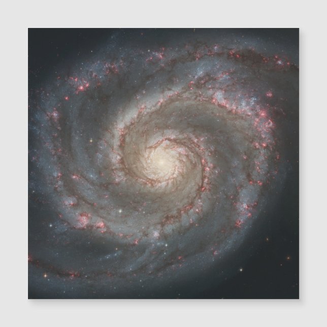 Le Whirlpool Galaxy M51 & Companion dans l'espace (Devant)