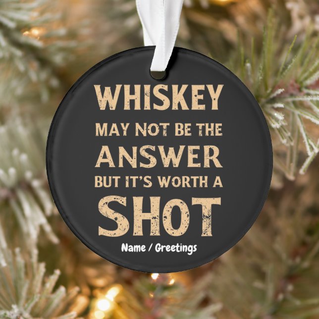Le Whisky N'est Peut-être Pas la Réponse, Mais Ça  (Arbre)