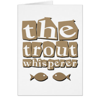 Le Whisperer de truite