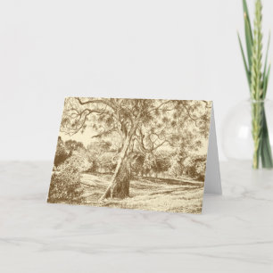 Le Winnie le Pooh Tree - Carte de remerciements