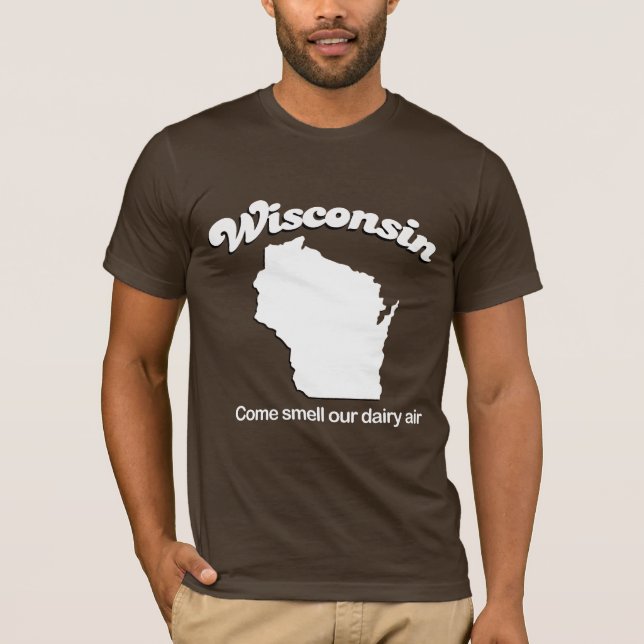 Le Wisconsin - odeur venue notre T-shirt d'air de (Devant)