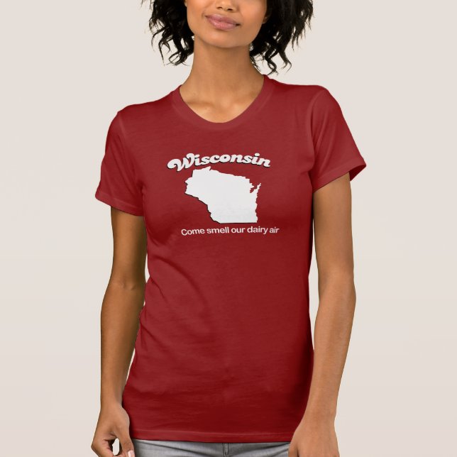 Le Wisconsin - odeur venue notre T-shirt d'air de (Devant)