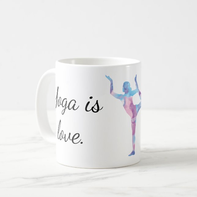 Le yoga c'est la vie 1 Mug (Devant gauche)
