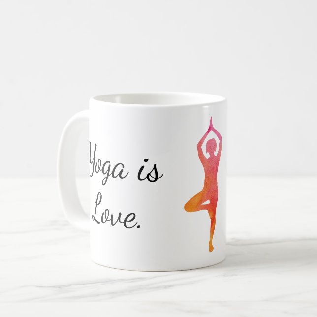 Le yoga c'est la vie 2 Mug (Devant gauche)